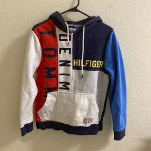 Tommy Hilfiger‎ Denim Multicolored Logo Sweatshirt